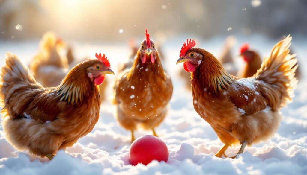 When temperatures drop, this simple game becomes your chickens’ favourite moment of the day