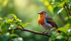 Why is the robin one of the most fascinating birds in our gardens?