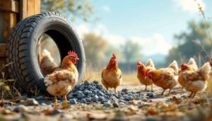 An old tire and a bit of ash: the simple idea that benefits chickens (and costs nothing)