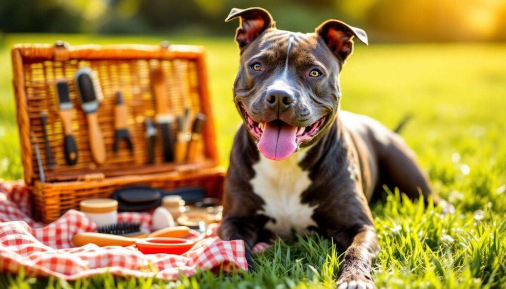 Brushing and grooming a Staffordshire Bull Terrier: 6 tips and tricks